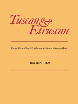 cover image of Tuscan and Etruscan
